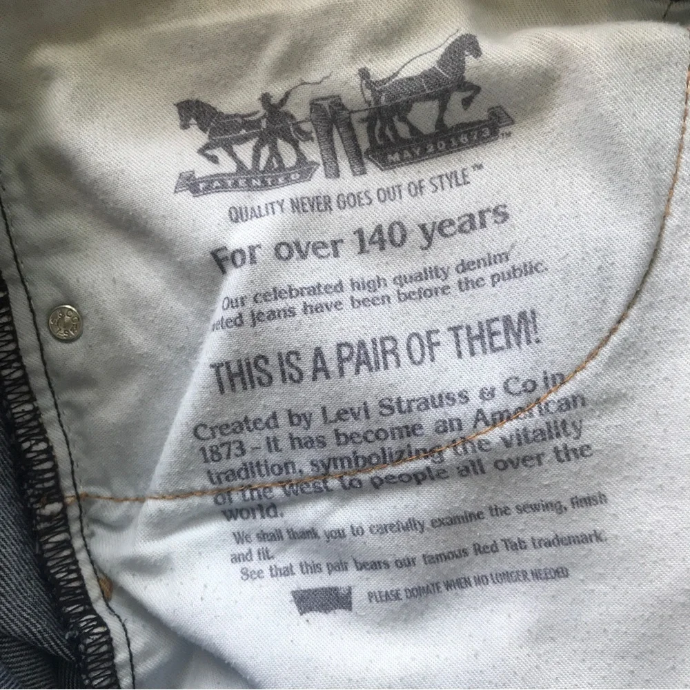 Levi’s 505 Regular Fit Men’s Denim Jeans - Picture 9 of 9